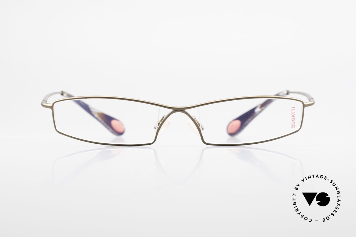 Bugatti 204 Odotype Limited Vintage Luxus Brille, Kleinserie markant männlicher Brillendesigns, Passend für Herren