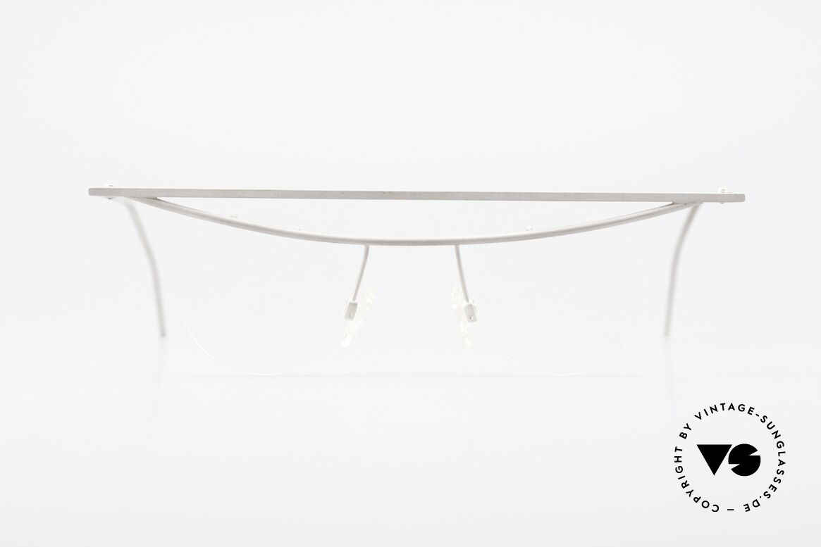 B. Angeletti Cesna Vintage Architekten Brille XL, kostbare vintage Brillenfassung von Barbara ANGELETTI, Passend für Herren und Damen