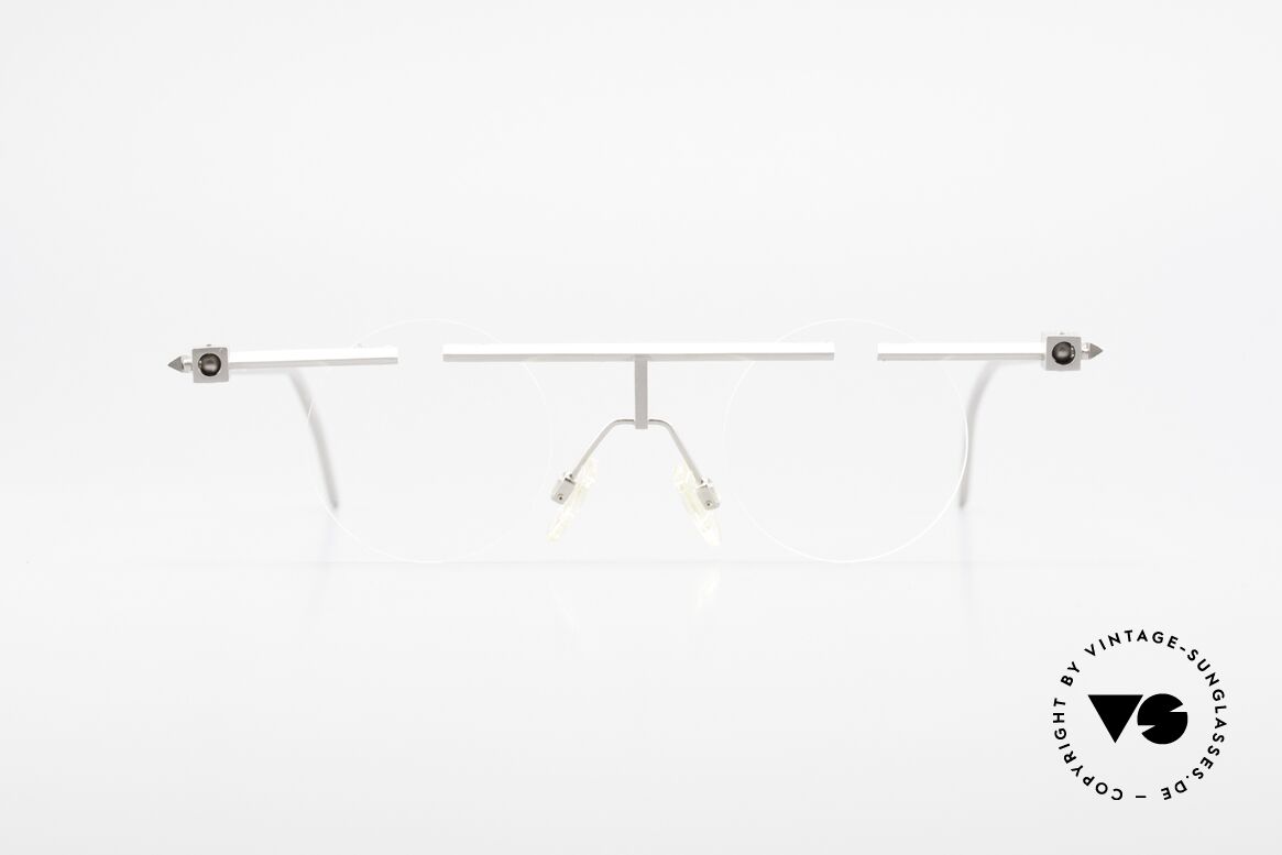 B. Angeletti Sammlerstück Bauhaus Brille Limited Edition, kostbare vintage Brillenfassung von Barbara ANGELETTI, Passend für Herren und Damen