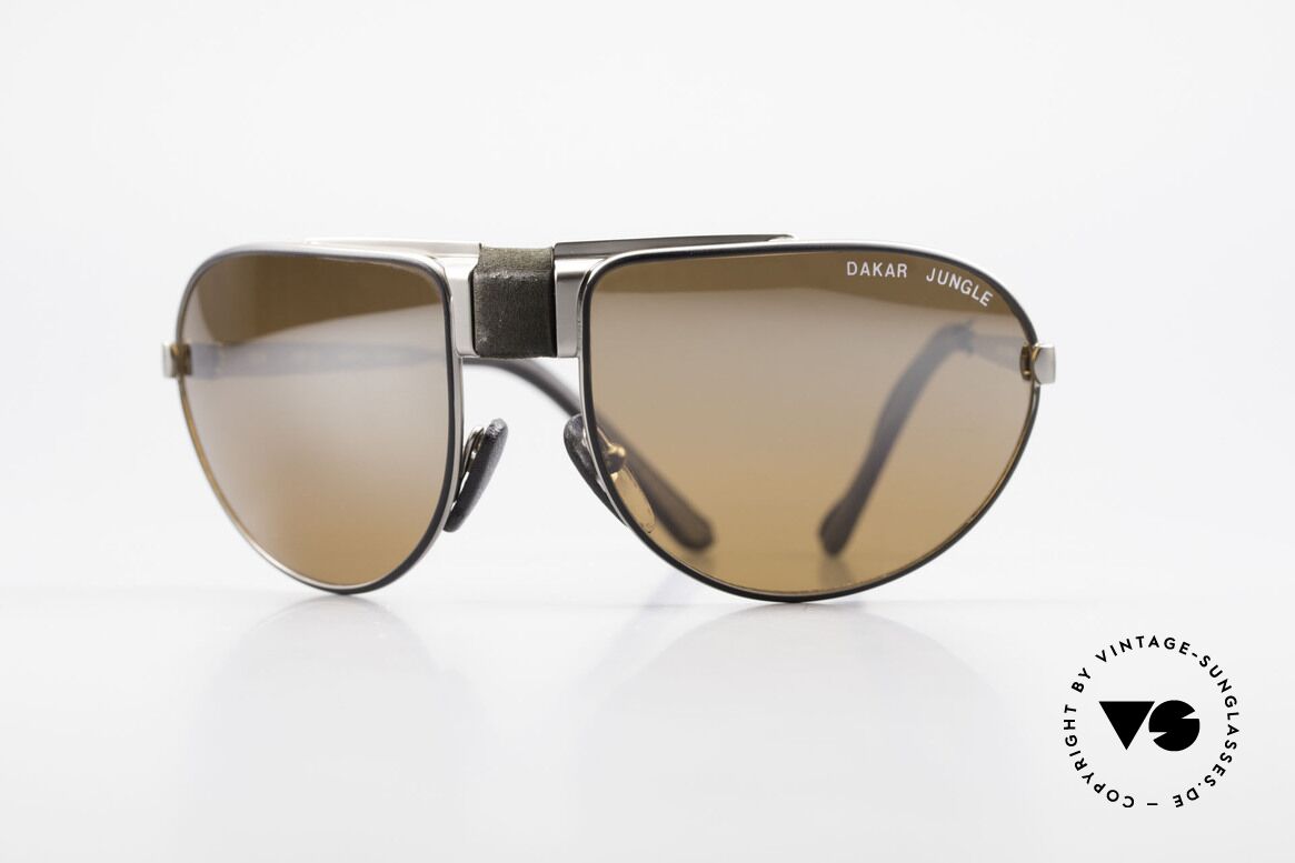 Cebe Dakar Jungle QD02 High-Tech Rennfahrer Brille, vintage Cebe Sportbrille für den extremen Einsatz, Passend für Herren und Damen