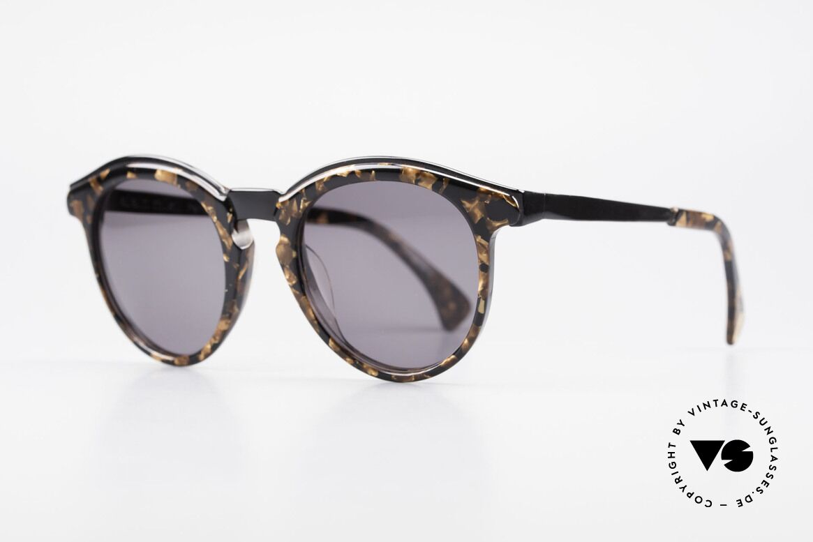 Alain Mikli 626 / 514 Alte 80er Panto Sonnenbrille, Pantoform in Metall- u. Kunststoff-Kombination, Passend für Herren und Damen