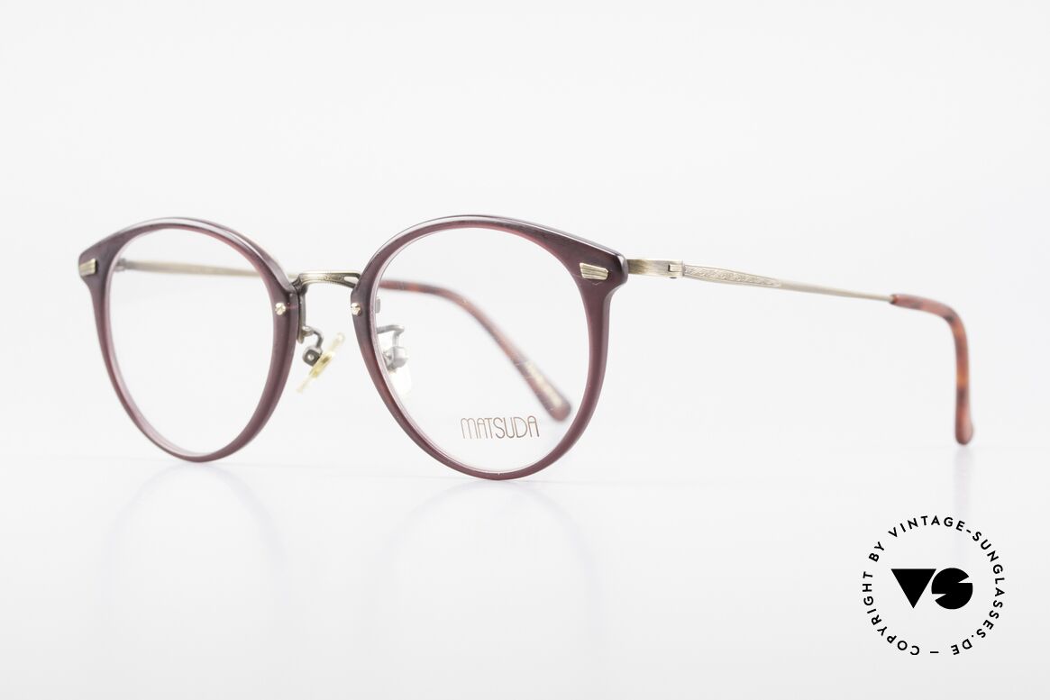 Matsuda 2836 Panto Stil 90er Luxus Brille, unter Kennern längst geschätzt & entsprechend begehrt, Passend für Herren und Damen
