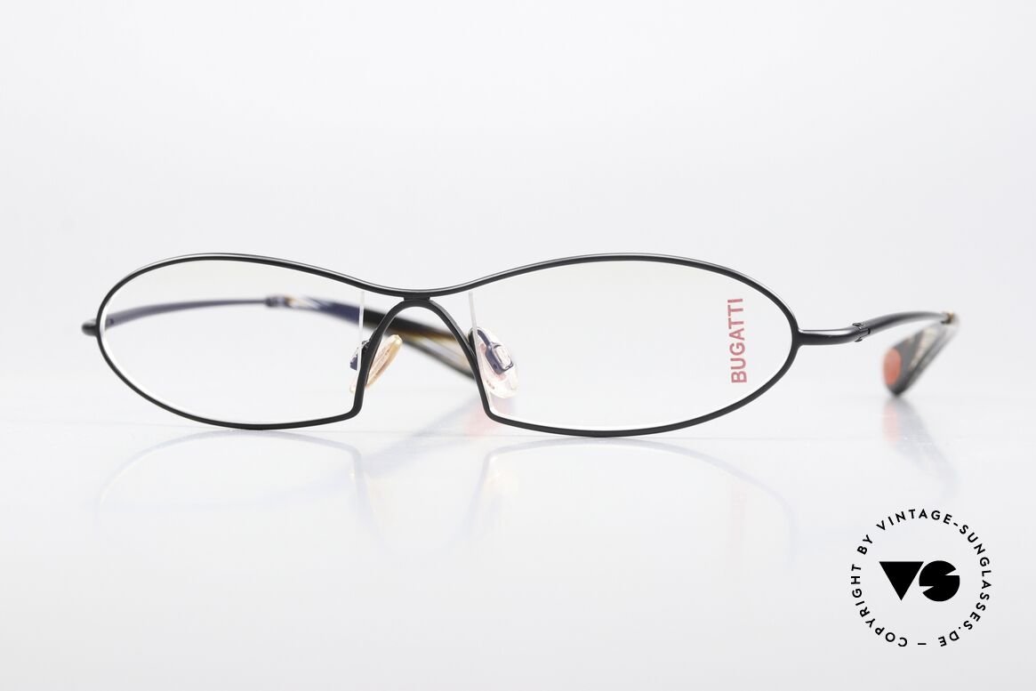 Bugatti 343 Odotype Vintage Designer Brille Herren, unverwechselbares Design der Odotype-Serie, Passend für Herren