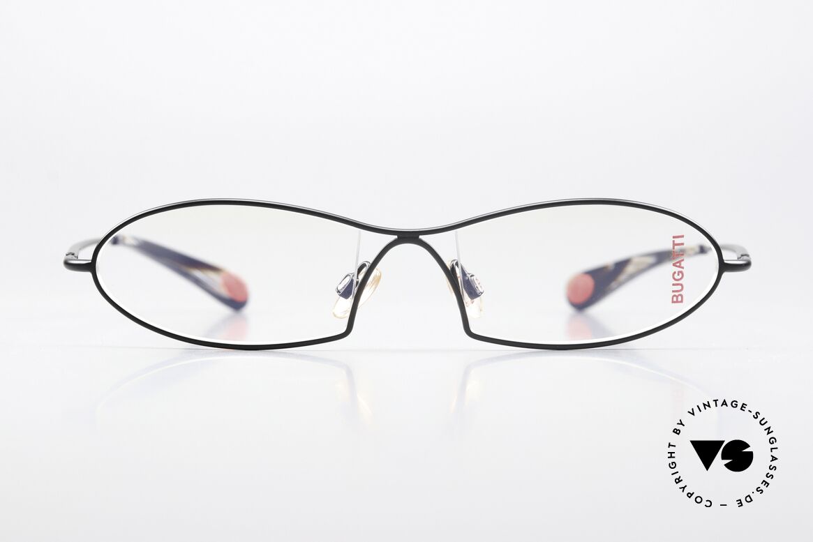 Bugatti 343 Odotype Vintage Designer Brille Herren, ORIGINAL high-tech Bugatti Brillenfasssung, Passend für Herren