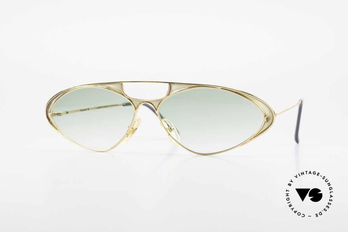 Casanova LC8 Luxusbrille Mit Murano Glas, zauberhafte CASANOVA Designerbrille von circa 1985, Passend für Damen