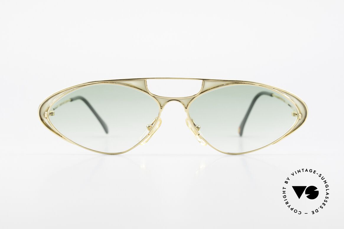 Casanova LC8 Luxusbrille Mit Murano Glas, tolles Zusammenspiel v. Farbe, Form & Funktionalität, Passend für Damen