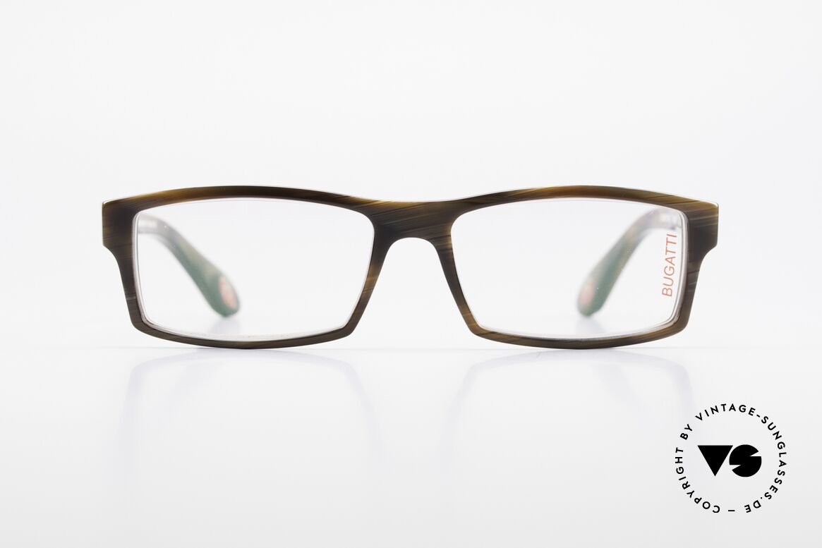Bugatti 486 Markant Eckige Herrenbrille, markante high-tech Brillenfassung von Bugatti, Passend für Herren