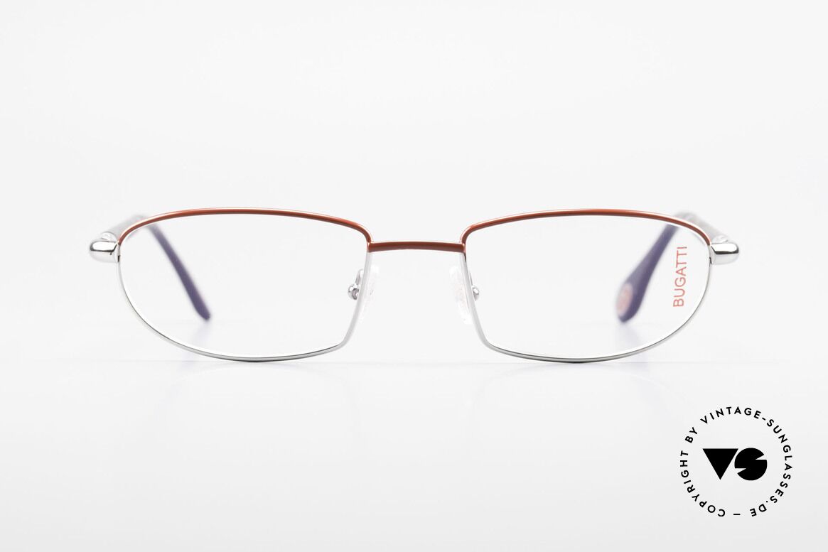 Bugatti 537 Echthorn Brille Palladium, rare LUXUS-Brille von Bugatti; HIGH-END Qualität, Passend für Herren
