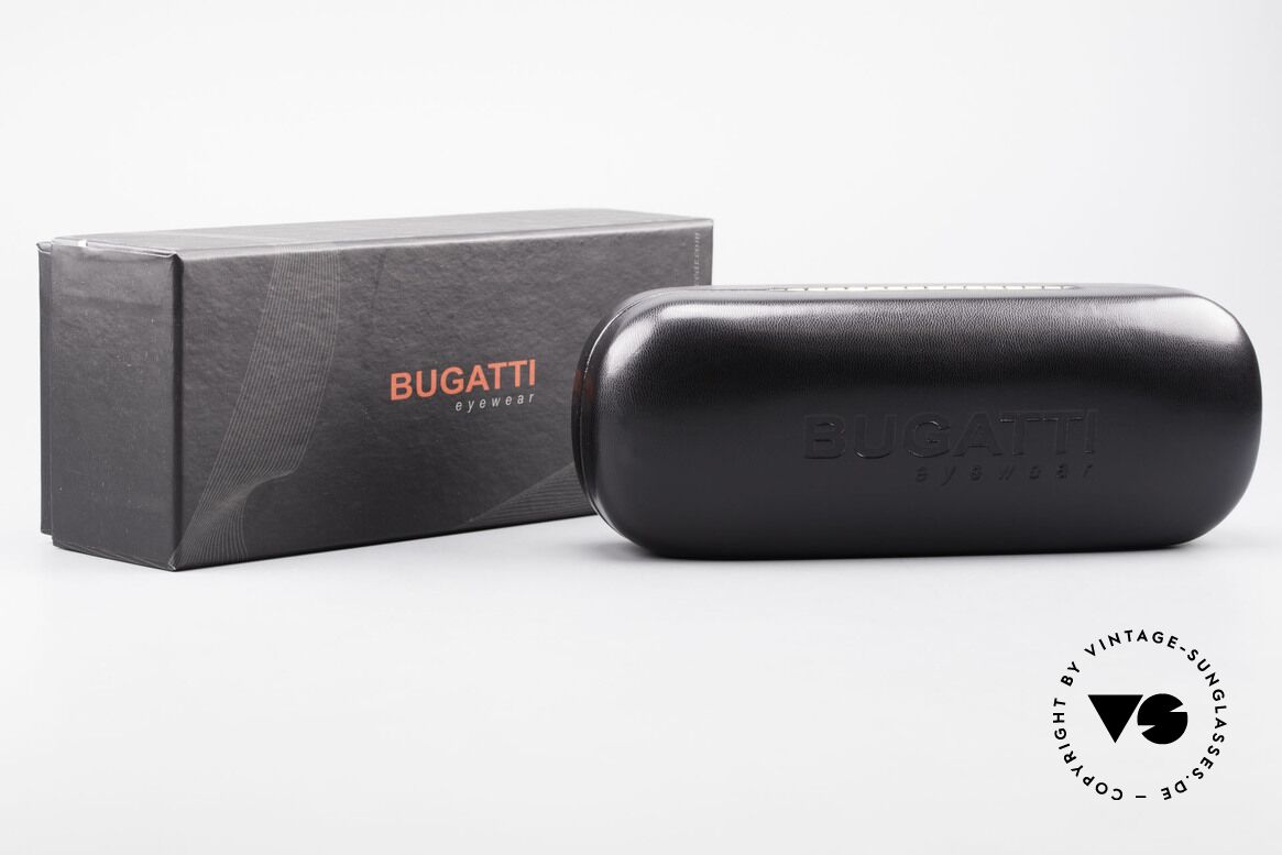 Bugatti 529 Echtholz Titanbrille Gold XL, Größe: large, Passend für Herren