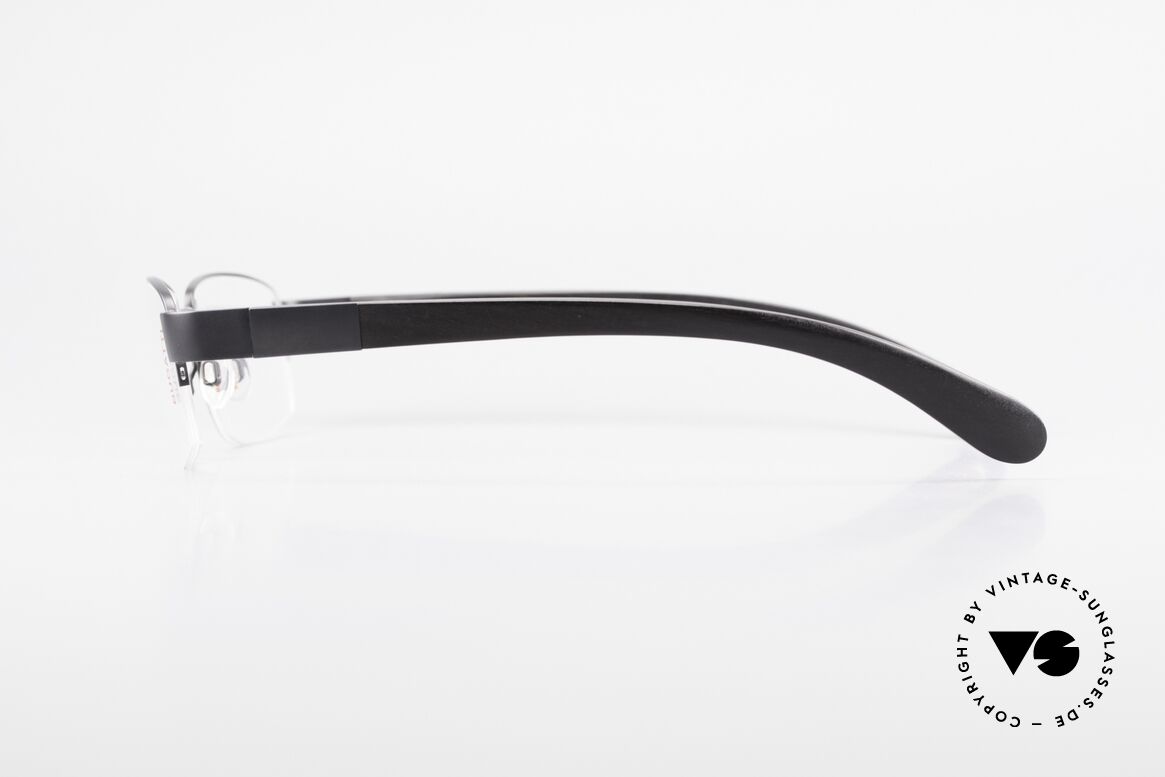 Bugatti 529 Ebenholz Titanium Brille XL, LIMITED EDITION: gab's damals nur als Kleinstserie, Passend für Herren