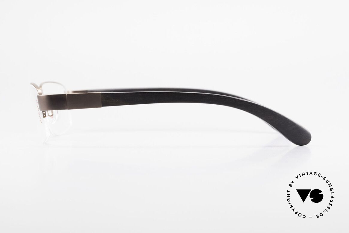 Bugatti 529 XL Ebenholz Titanium Brille, LIMITED EDITION: gab's damals nur als Kleinstserie, Passend für Herren