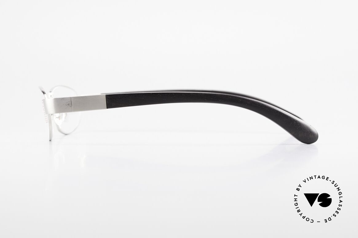 Bugatti 530 Ebenholz Titanium Palladium, flexible Federscharniere für eine optimale Passform, Passend für Herren