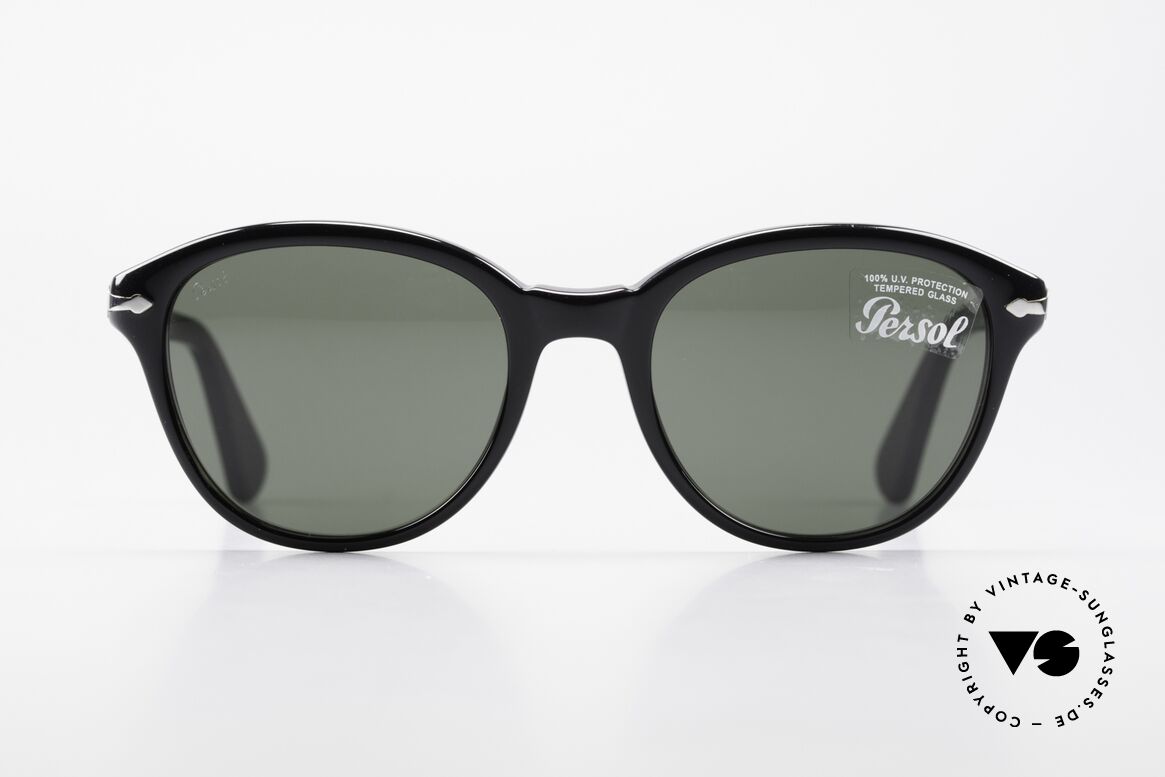 Persol 3025 Damen Sonnenbrille Schwarz, PERSOL 3025: sehr elegante Damen-Sonnenbrille, Passend für Damen