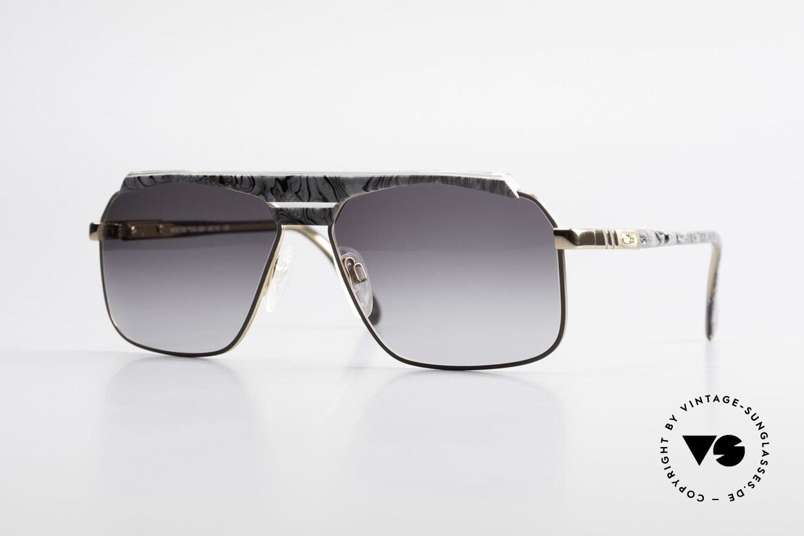 Cazal 730 Echte Alte 80er Sonnenbrille, klassische vintage Designerbrille der 1980er Jahre, Passend für Herren