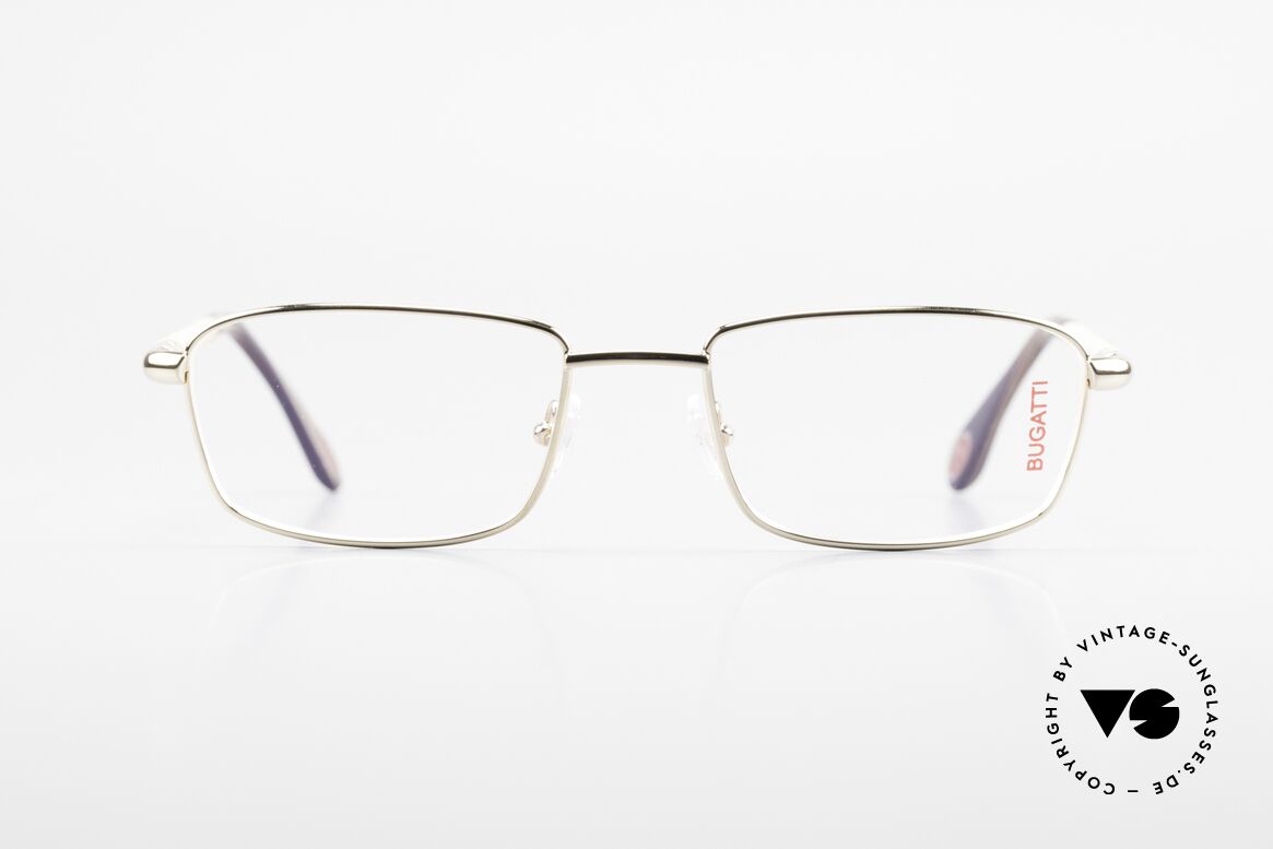 Bugatti 536 Vergoldete Naturhorn Brille, rare LUXUS-Brille von Bugatti; HIGH-END Qualität, Passend für Herren