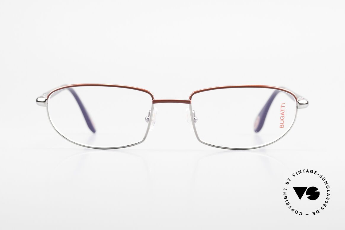Bugatti 541 Naturhorn Brille Palladium, rare LUXUS-Brille von Bugatti; HIGH-END Qualität, Passend für Herren