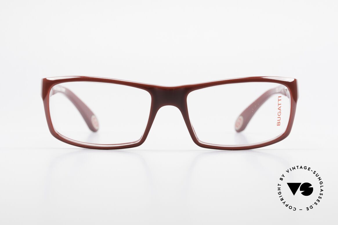 Bugatti 533 Herren Designer Luxusbrille, markante Kunststoff Brillenfassung von Bugatti, Passend für Herren