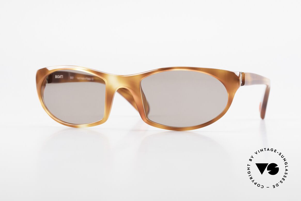 Bugatti 328 Odotype Sportliche Herrensonnenbrille, sportliche high-tech Sonnenbrille von Bugatti, Passend für Herren