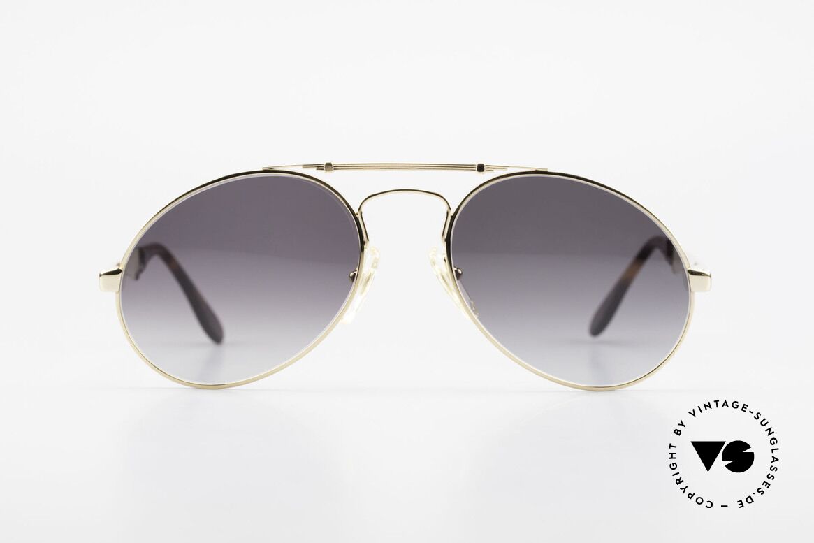 Bugatti 11911 80er Herren Luxus Sonnenbrille, 80er vintage Herren-Sonnenbrille, LARGE 56/20, Passend für Herren