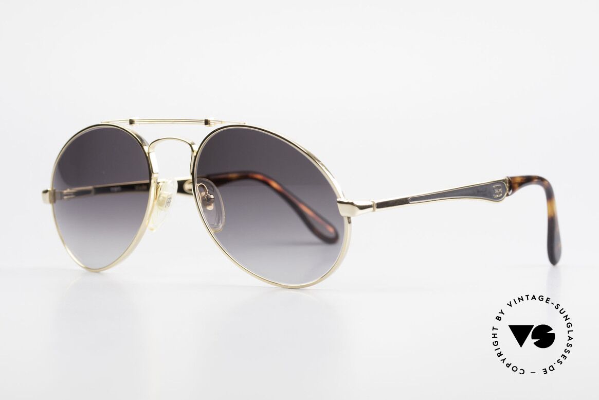 Bugatti 11911 80er Herren Luxus Sonnenbrille, keine Tropfen- od. Aviatorform, sondern Bugatti, Passend für Herren