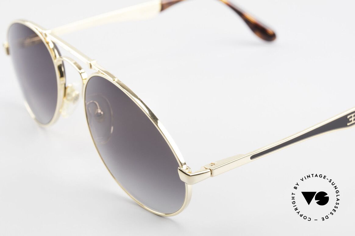 Bugatti 11911 80er Herren Luxus Sonnenbrille, ungetragenes, sehr sehr edles Modell inkl. Etui, Passend für Herren
