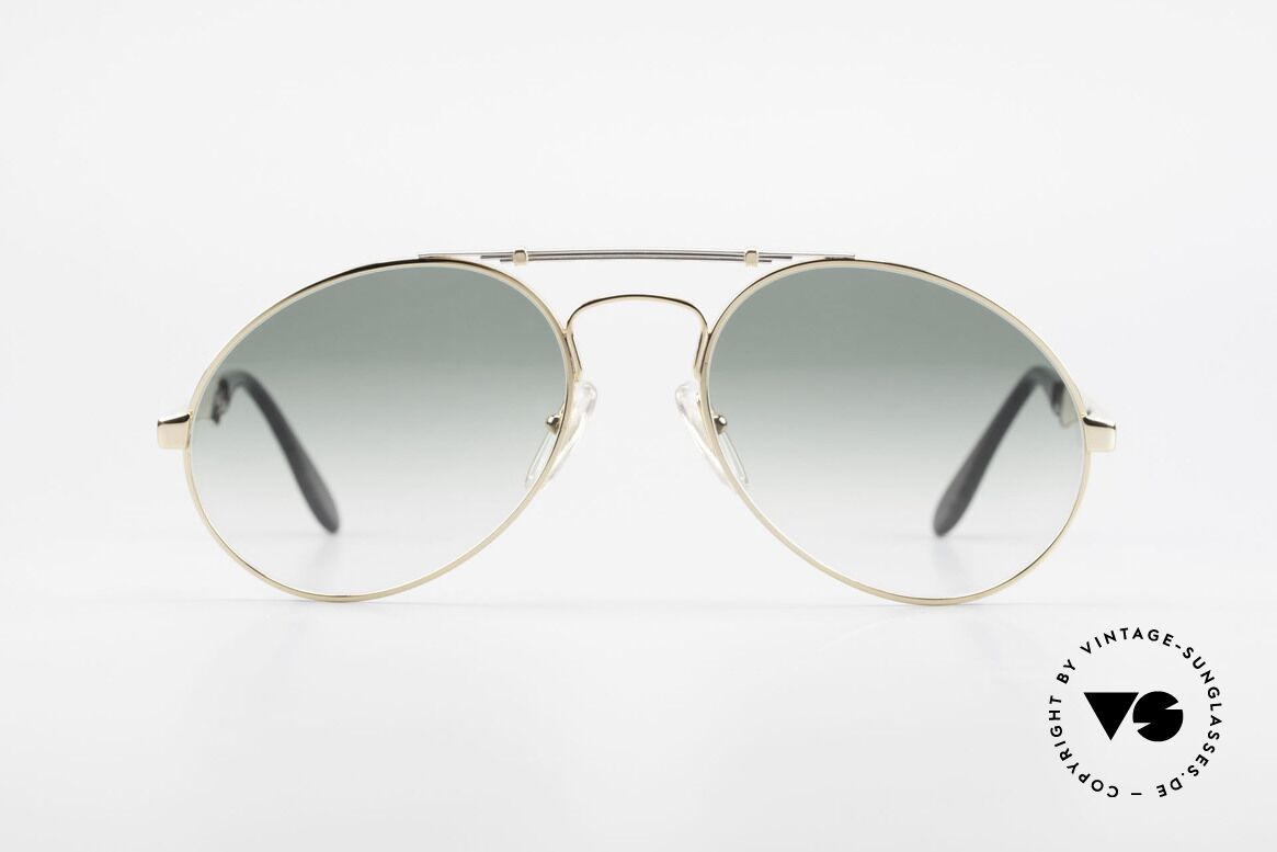 Bugatti 11908 80er Luxus Sonnenbrille XLarge, 80er vintage Herren-Sonnenbrille, XL Gr. 58/20, Passend für Herren