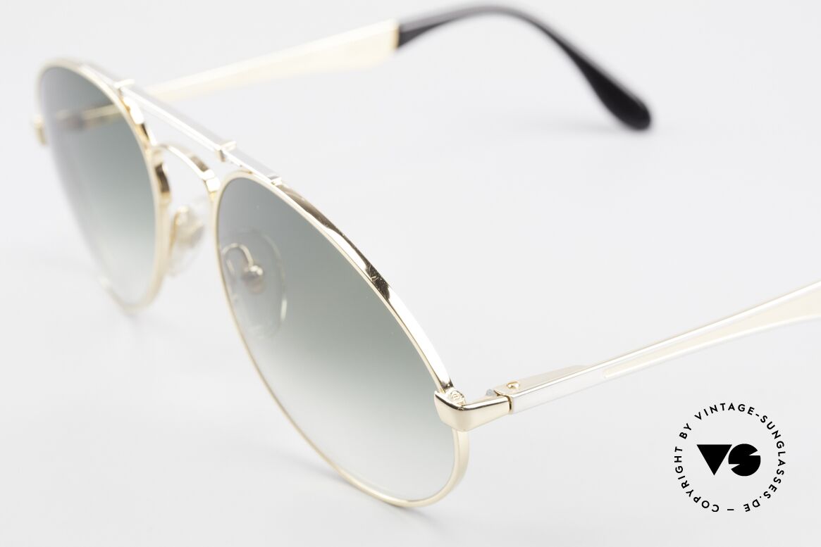 Lunettes De Soleil Bugatti Vintage Avec étui - Monture Beige - Occasion, Style Rétro Femme