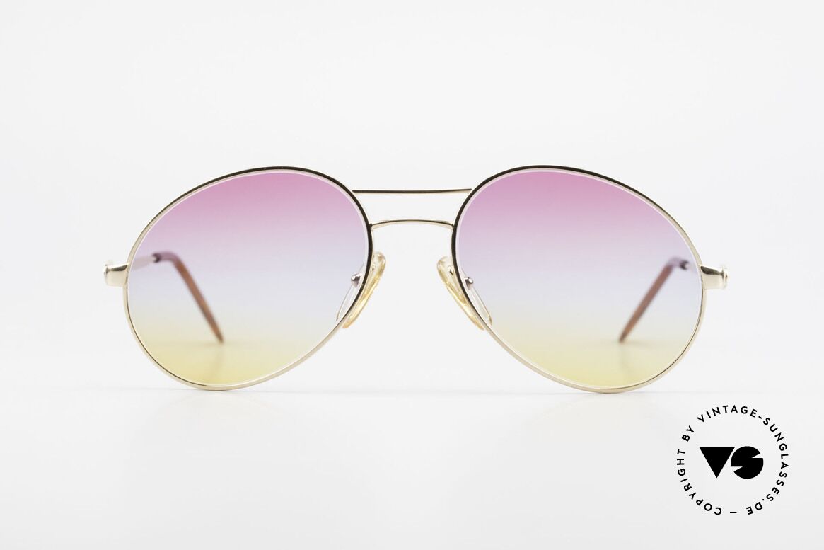 Bugatti 64335 Außergewöhnliche 80er Brille, vintage 80er Bugatti Herren-Sonnenbrille, Passend für Herren