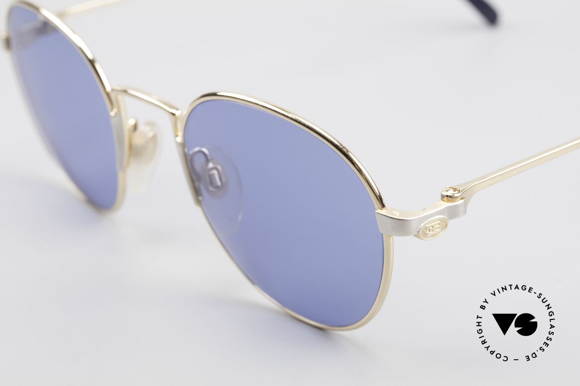 Bugatti EB600 Luxus 90er Panto Sonnenbrille, kostbares Einzelstück aus Frankreich von 1994, Passend für Herren
