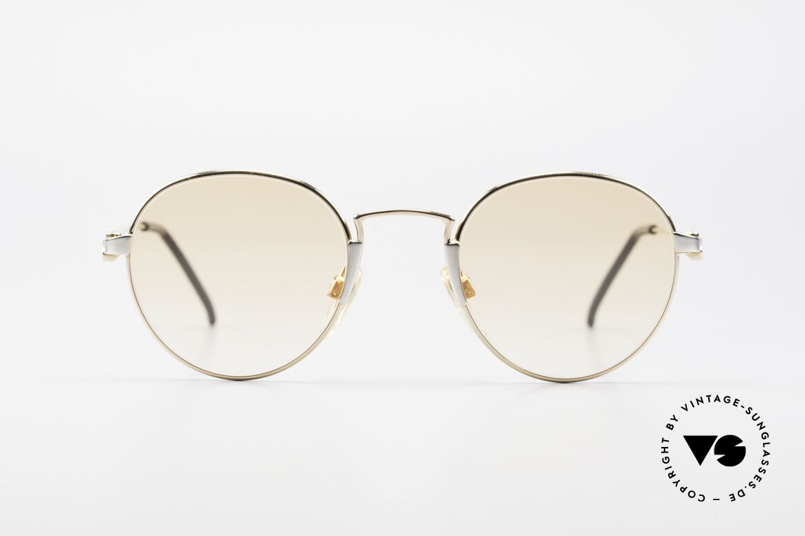 Bugatti EB600 Small 90er Luxus Panto Brille, diese Rahmenform ist bei Bugatti eine Rarität, Passend für Herren