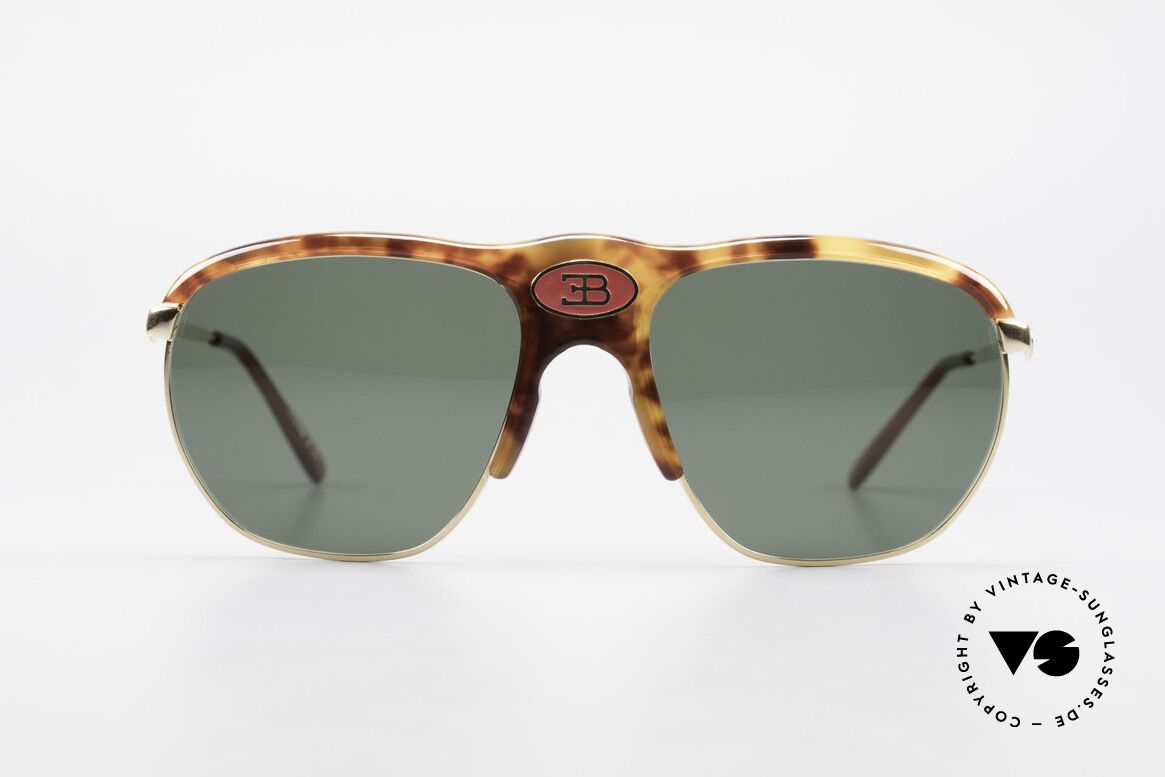 Bugatti 65218 Seltene Alte 70er Bugatti Brille, elegante Schildpatt-Optik (Original aus den 70ern), Passend für Herren