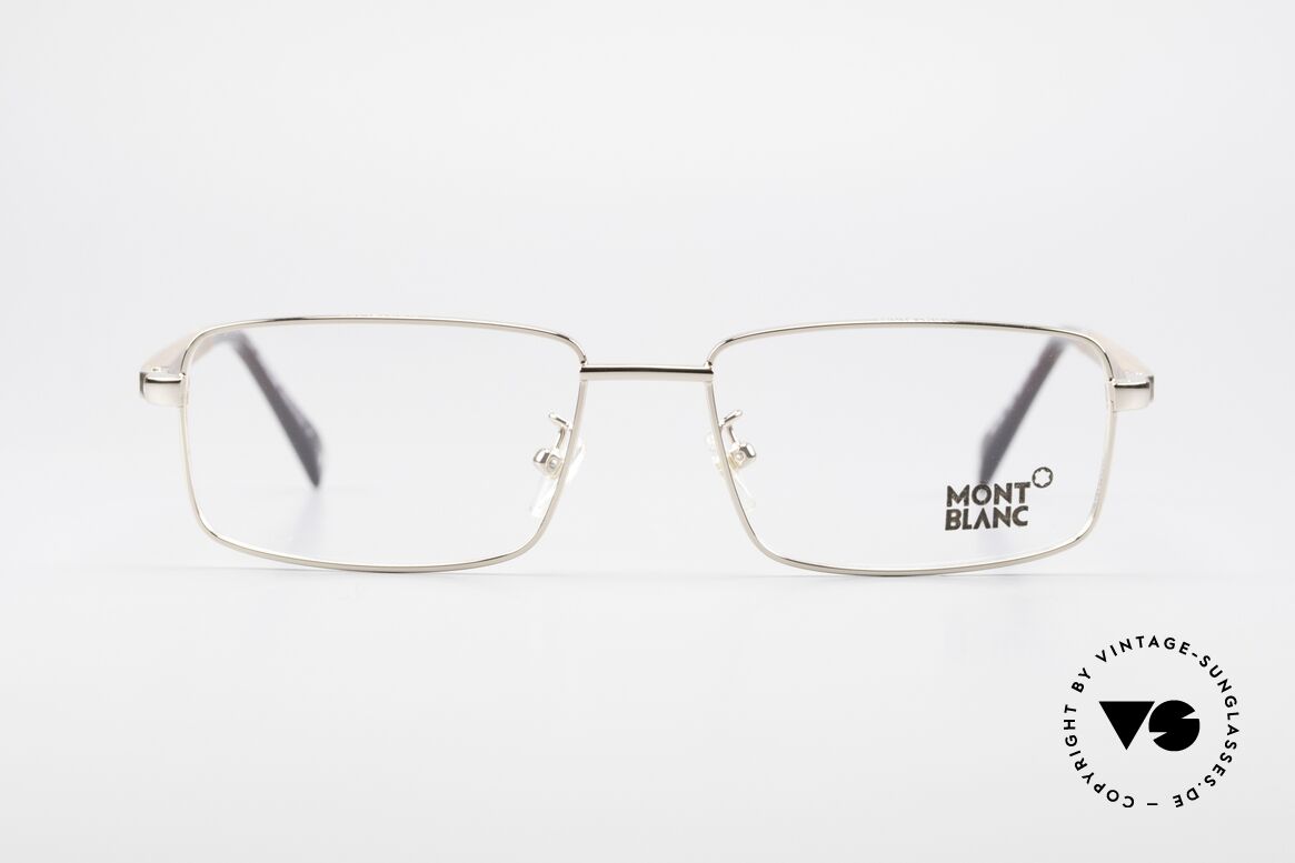 Montblanc MB389 Vergoldete Herren Holzbrille, absolute Top-Qualität mit flexiblen Federscharnieren, Passend für Herren