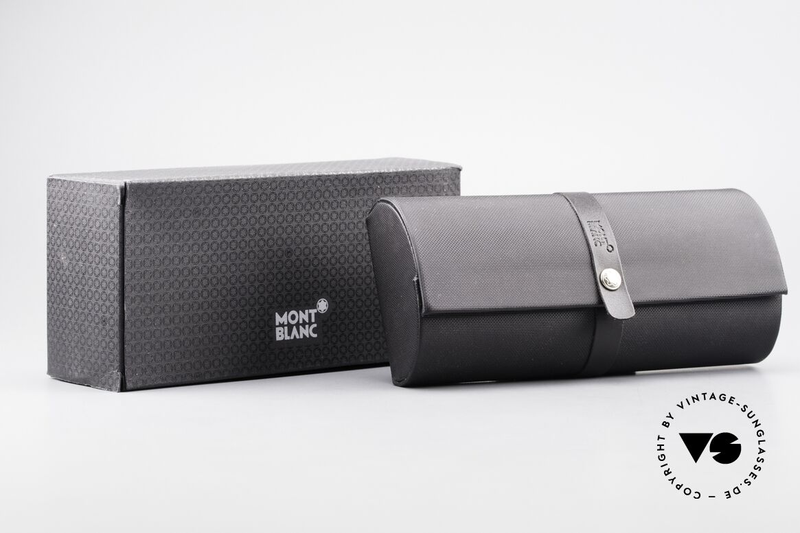 Montblanc MB389 Vergoldete Herren Holzbrille, Größe: medium, Passend für Herren