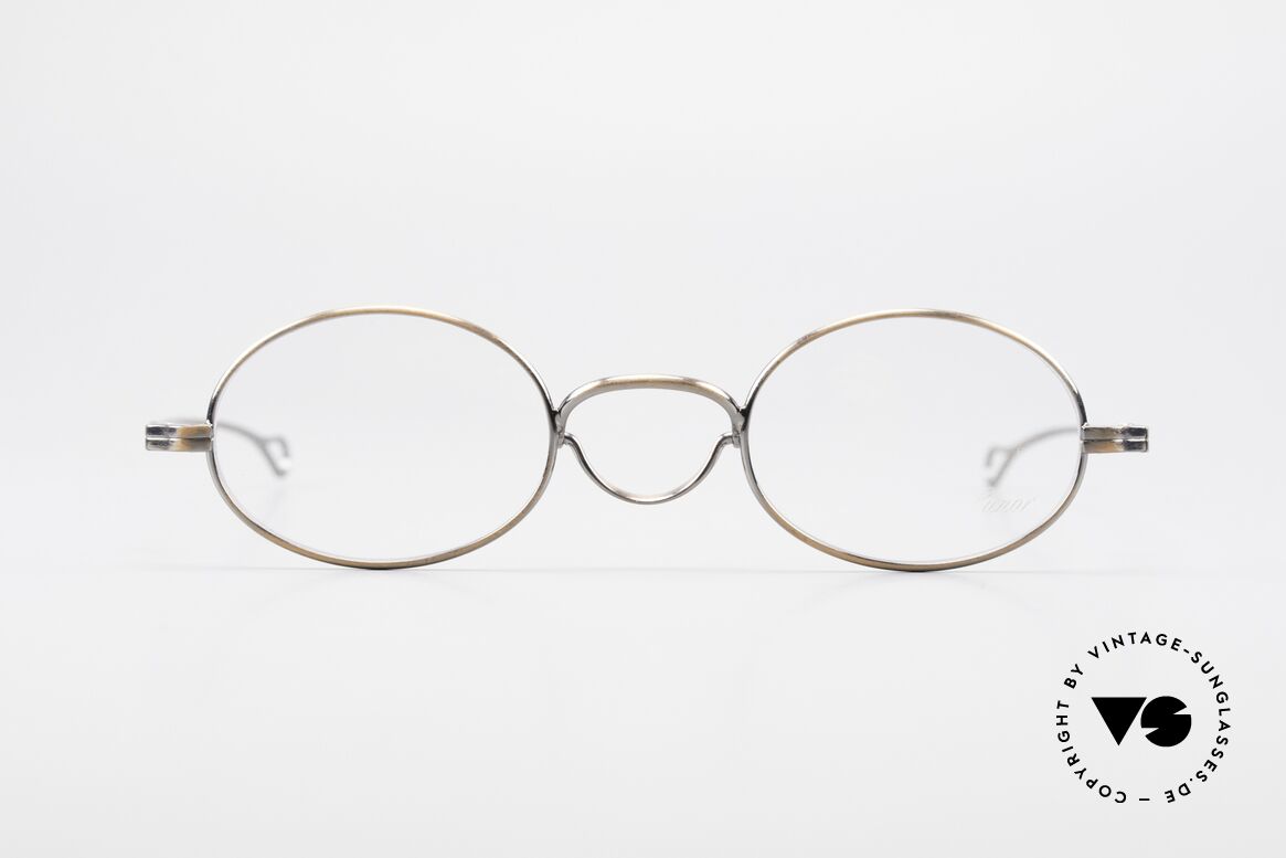 Lunor Swing Oval Vintage Brille Mit Schwenksteg, LUNOR = französisch für "Lunette d’Or" (Goldbrille), Passend für Herren und Damen