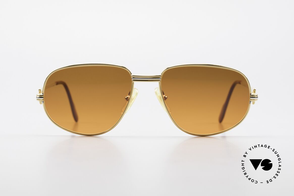 Cartier Romance LC - S Luxus Designer Sonnenbrille, vintage CARTIER Luxus-Sonnenbrille; Modell ROMANCE, Passend für Herren und Damen