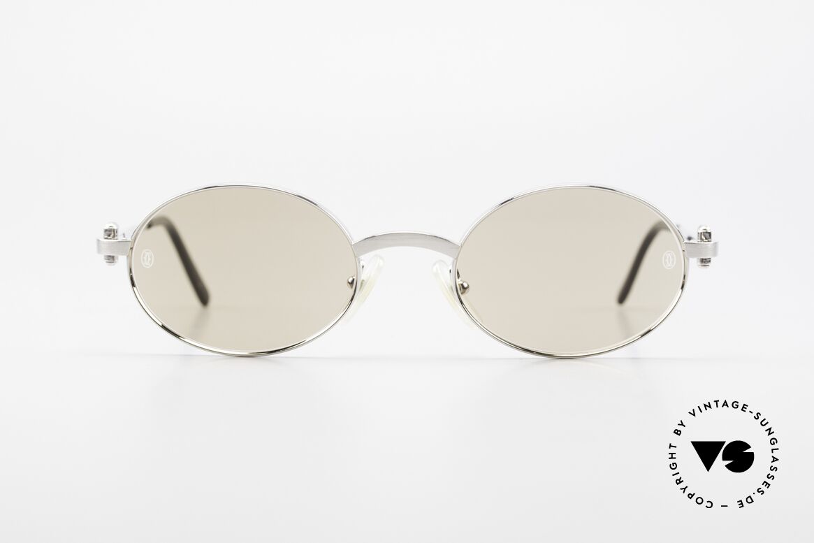 Cartier Spider Ovale Luxus Sonnenbrille 90er, ovale Cartier Luxus vintage Sonnenbrille von 1999, Passend für Herren und Damen
