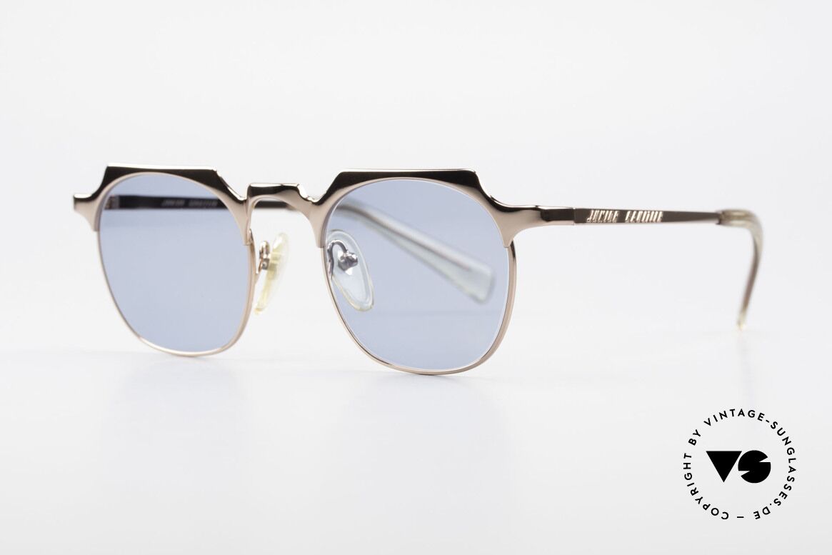 Jean Paul Gaultier 57-0171 Panto Designer Sonnenbrille, die klassische Panto-Form mal eckig interpretiert, Passend für Herren und Damen