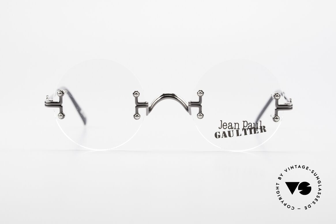 Jean Paul Gaultier 55-9172 Randlose JPG Designerbrille, 90er vintage Designer-Fassung von Jean Paul Gaultier, Passend für Herren und Damen