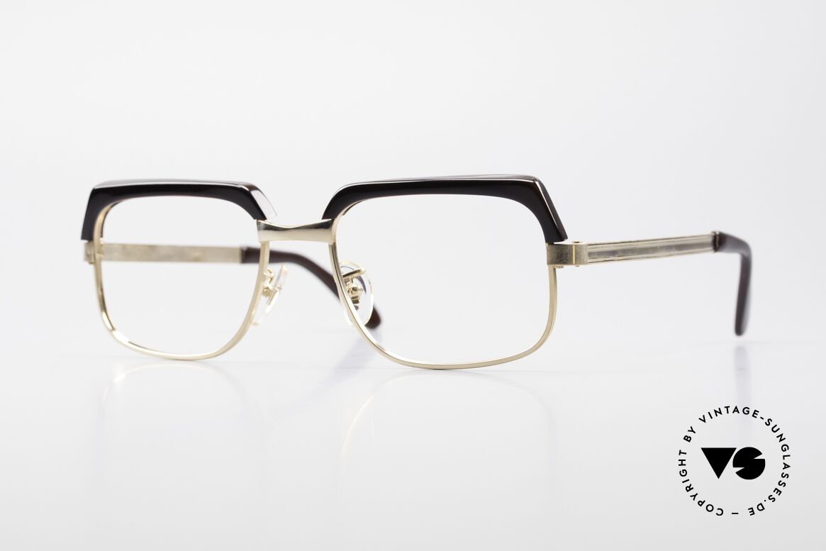 Selecta - Dalai Lama Gold Filled Kombibrille 70er, antike Kombi-Brille aus den frühen 70er Jahren; Original, Passend für Herren