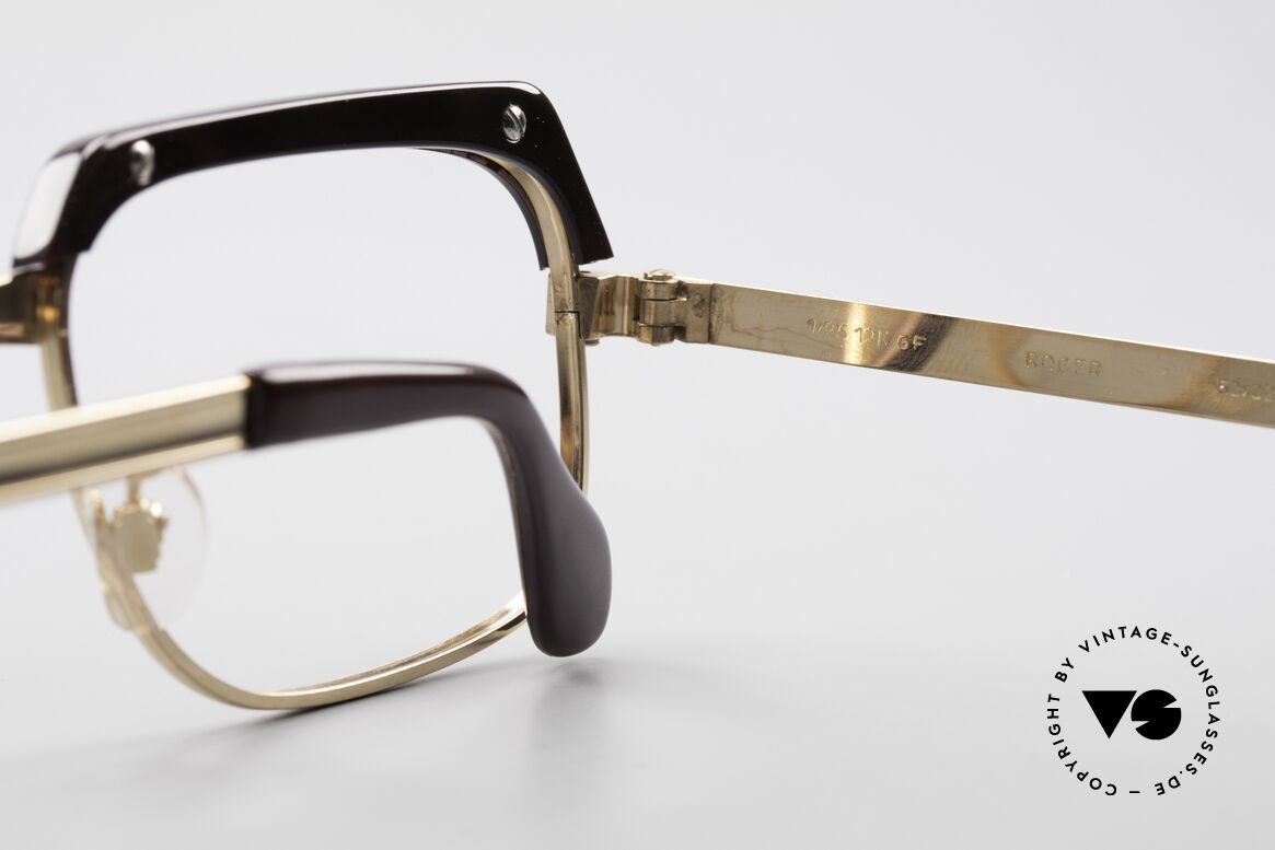 Selecta - Dalai Lama Gold Filled Kombibrille 70er, ungetragene vintage Rarität und KEINE RETRO-BRILLE!, Passend für Herren
