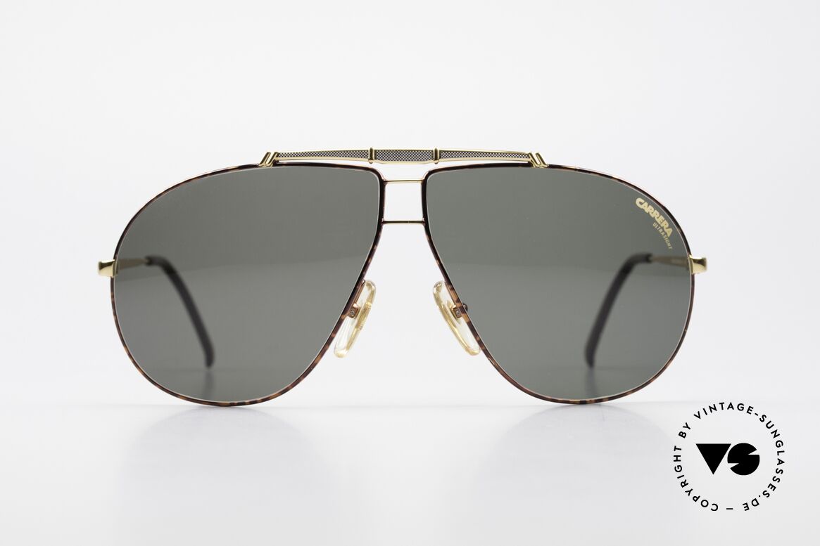 Carrera 5401 Alte 80er Pilotensonnenbrille, alte 80er Jahre Carrera Sonnenbrille in Pilotenform, Passend für Herren
