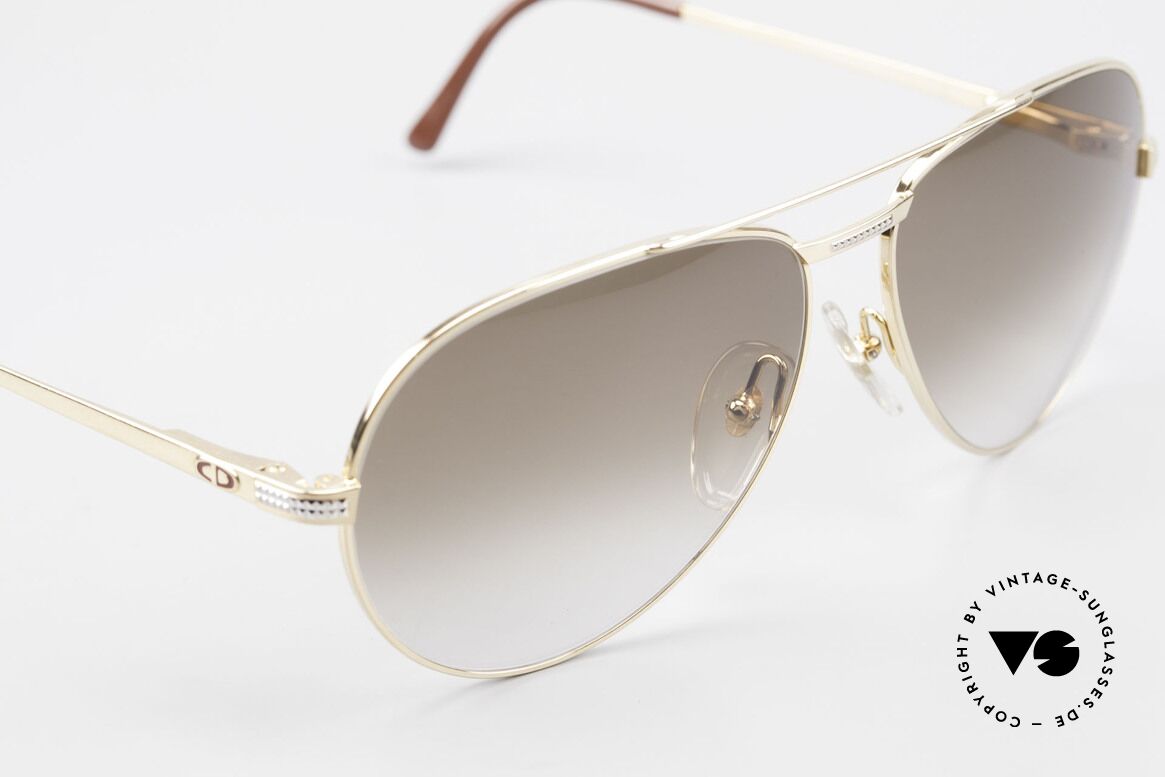 Christian Dior 2780 Herren Pilotenbrille Vergoldet, ungetragen (wie alle unsere vintage C. Dior Brillen), Passend für Herren