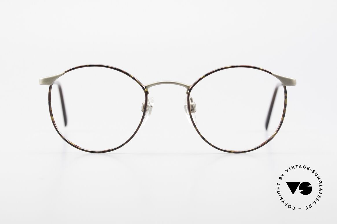 Giorgio Armani 163 Kleine Panto Brillenfassung, zeitlose 80er Jahre Giorgio Armani DesignerBrille, Passend für Herren und Damen