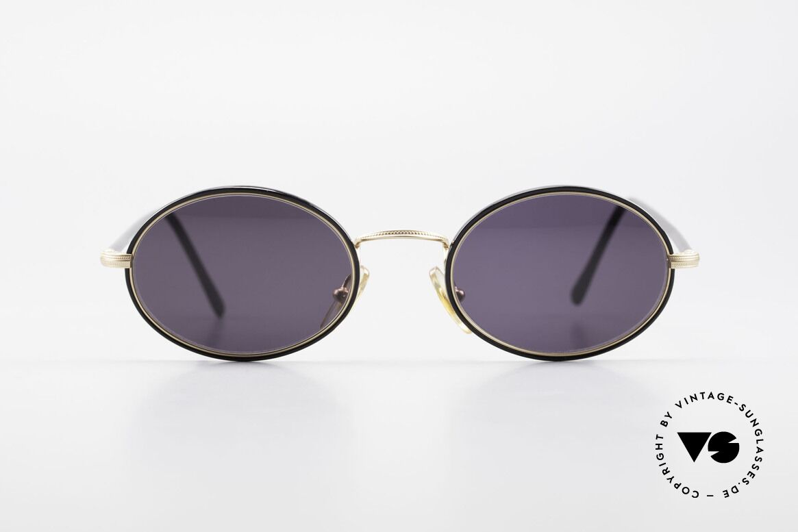 Cutler And Gross 0350 Ovale Vintage Sonnenbrille, Cutler & Gross London Designerbrille der späten 90er, Passend für Herren und Damen