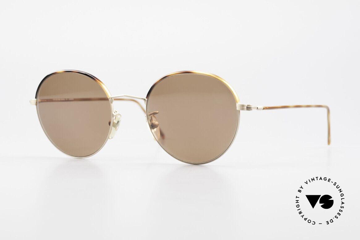 Cutler And Gross 0391 Runde Brille Windsorringe, Cutler & Gross London Designerbrille der späten 90er, Passend für Herren und Damen