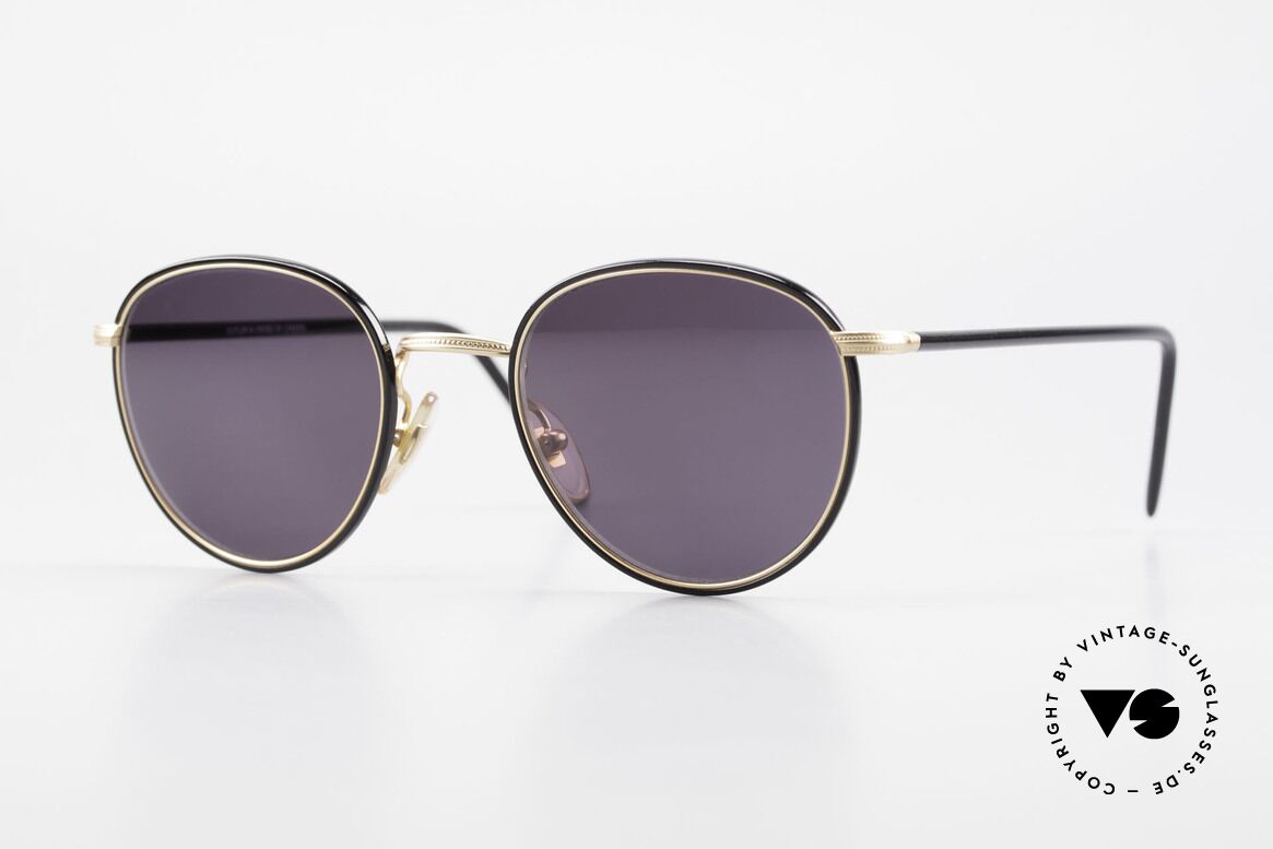 Cutler And Gross 0352 Vintage Panto Sonnenbrille, Cutler & Gross London Designerbrille der späten 90er, Passend für Herren und Damen