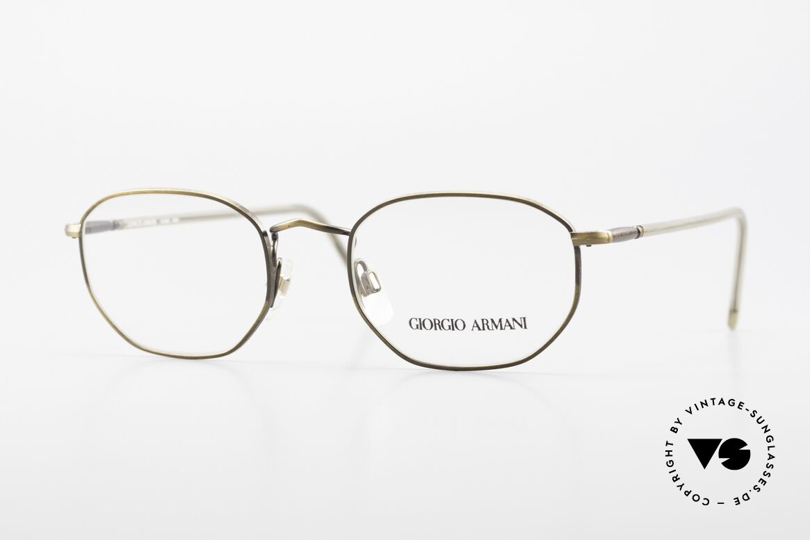 Giorgio Armani 187 Klassische Herrenbrille 90er, zeitlose vintage GIORGIO Armani Designer-Fassung, Passend für Herren