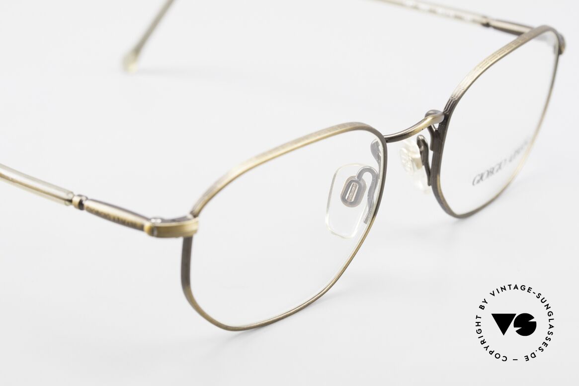 Giorgio Armani 187 Klassische Herrenbrille 90er, KEINE Retromode; sondern ein altes Armani-Original, Passend für Herren