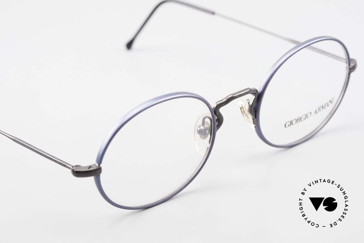 Giorgio Armani 247 No Retro Brille Oval Vintage, KEINE Retrobrille, sondern ein 90er Jahre Original, Passend für Herren und Damen