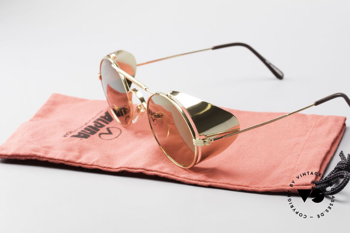 Serious Fun Frogman Steampunk Sonnenbrille Gold, Größe: medium, Passend für Herren und Damen